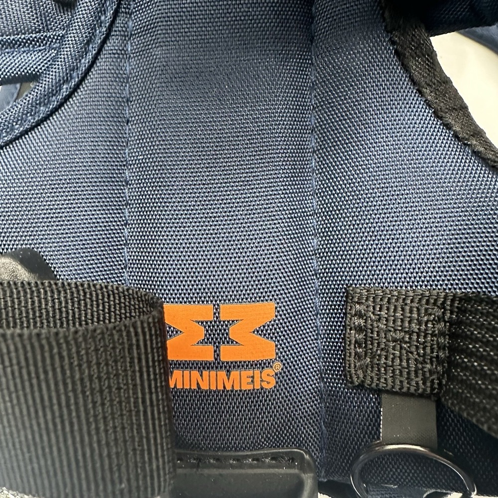 MiniMeis G4 Fold Baby/Toddler Child Shoulder Carrier Blue MNX28 - Picture 8 of 16